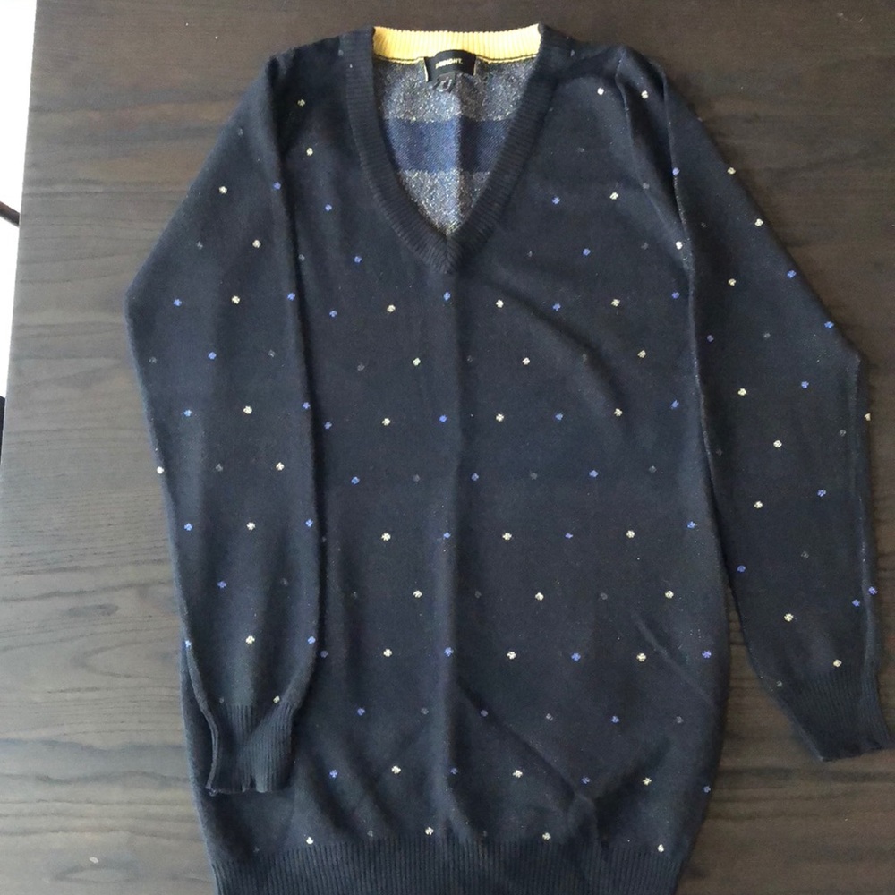 Insight black /gold undertone sweater dress size M